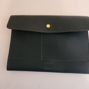 Elegant Dark Green Travel Clutch